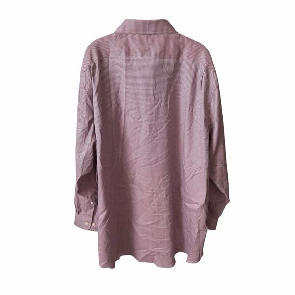 Set of 2 Kirkland Mens Size 19 34/35 Dress Shirt Tailored Fit Long Sleeve - Picture 11 of 12